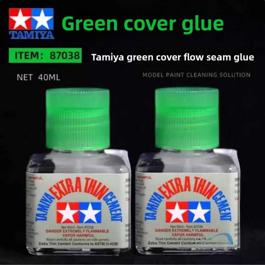 Model Kit Eva - Tamiya Thin Cement 87038, Green Cap