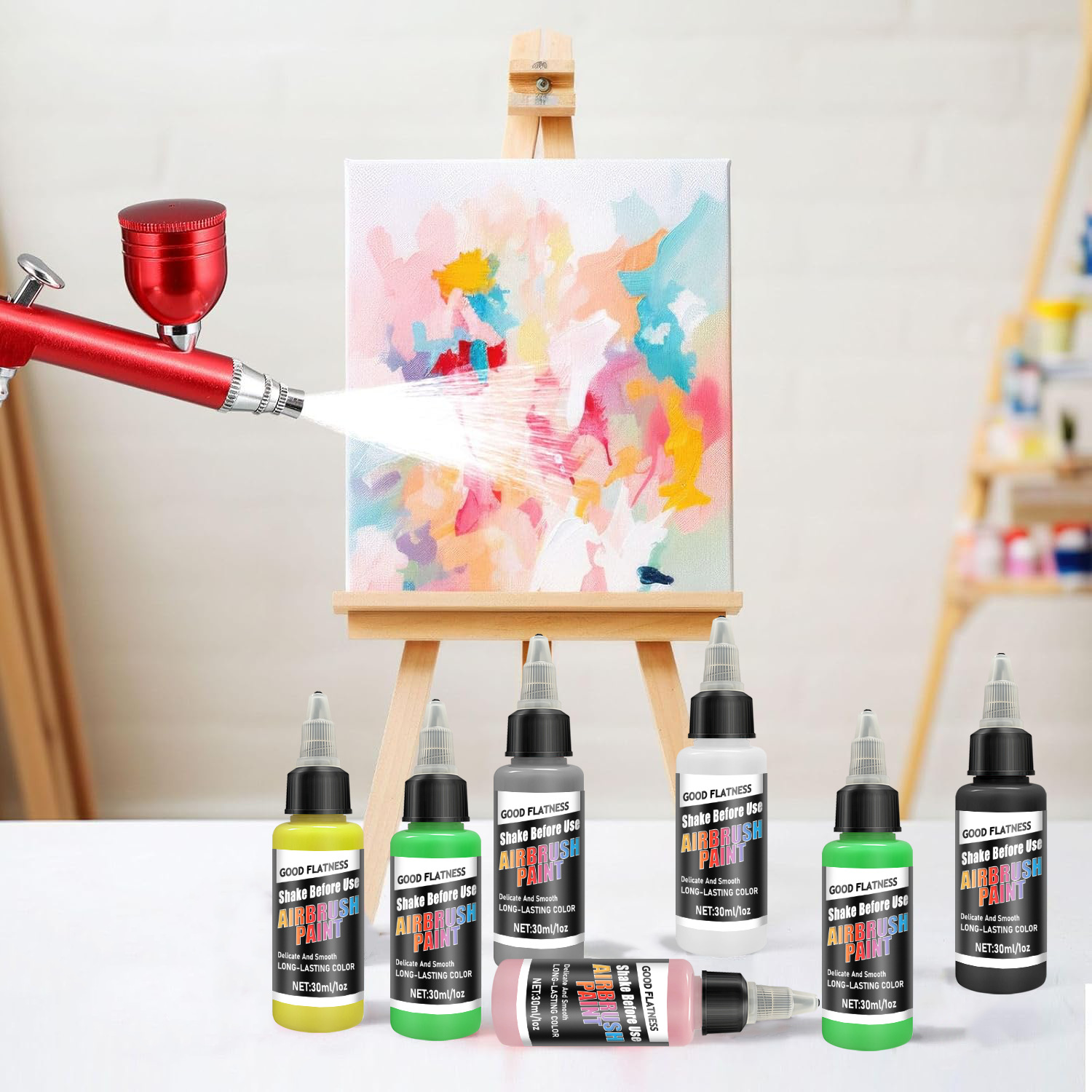 Airbrush Acrylic Paint Set 12  - Paint Model Kit review and price
